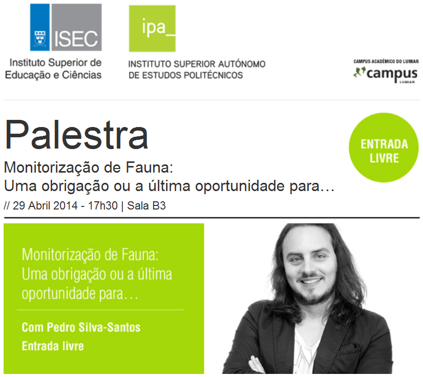 Palestra-Pedro-Silva-Santos monitorização de sistemas ecológicos