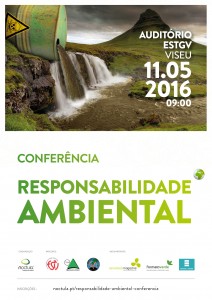 cartaz conferência Responsabilidade Ambiental