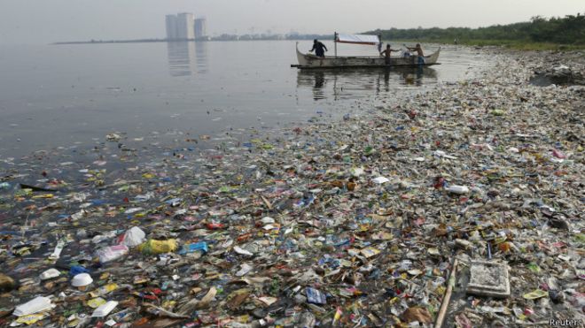 5 países responsáveis por milhões de toneladas de lixo no mar